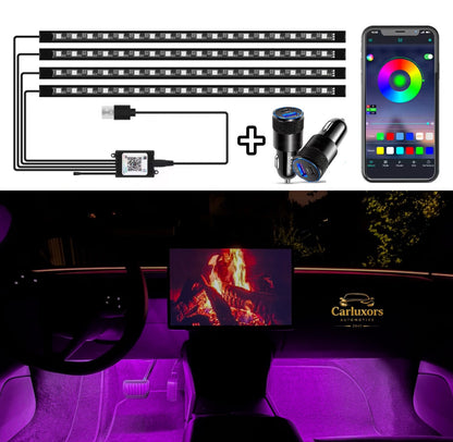 Carluxors-RBG Innenraumbeleuchtung + Anschlussteil