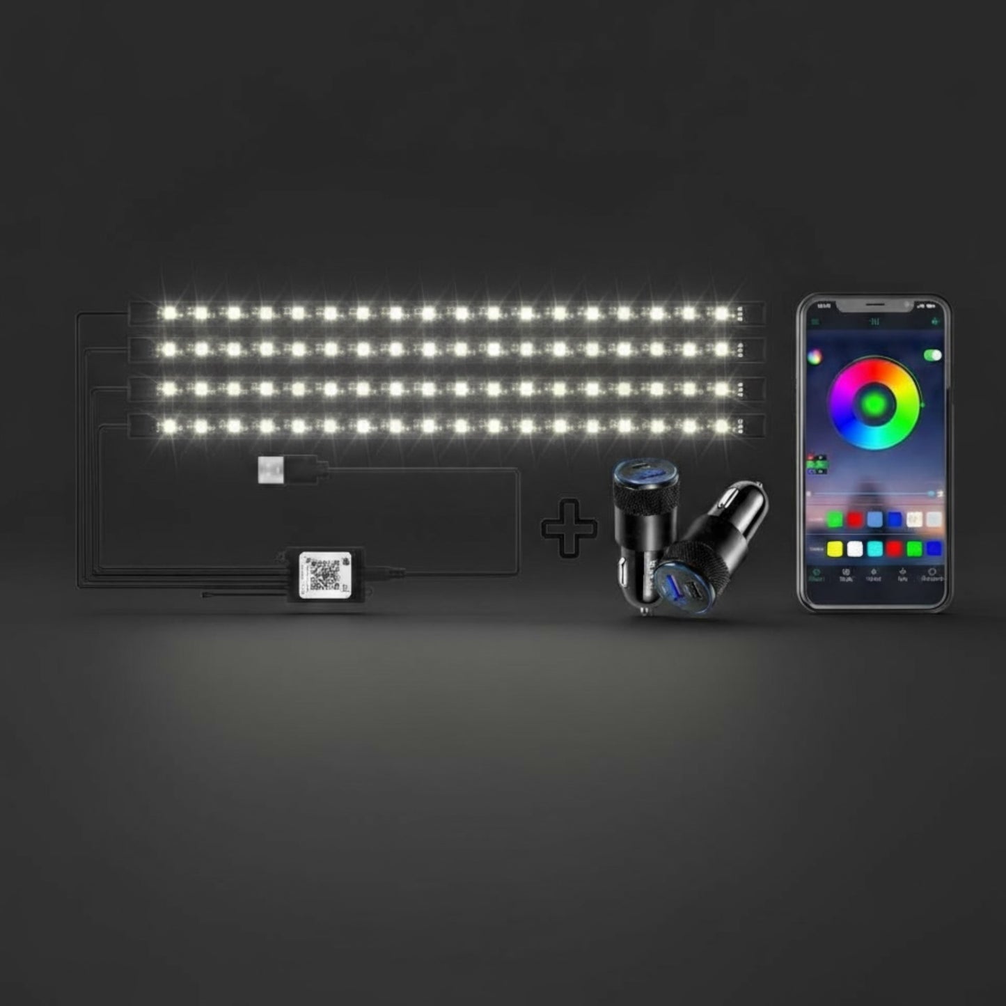 Carluxors-RBG Innenraumbeleuchtung + Anschlussteil